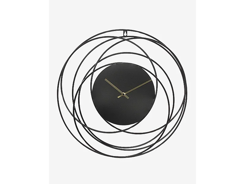 Orologio in metallo nero