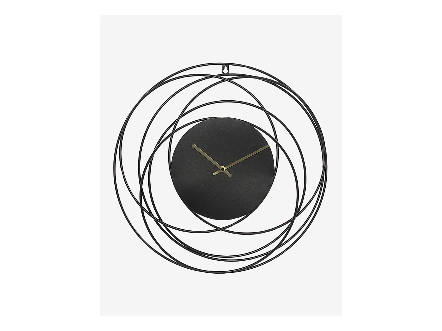 Orologio in metallo nero