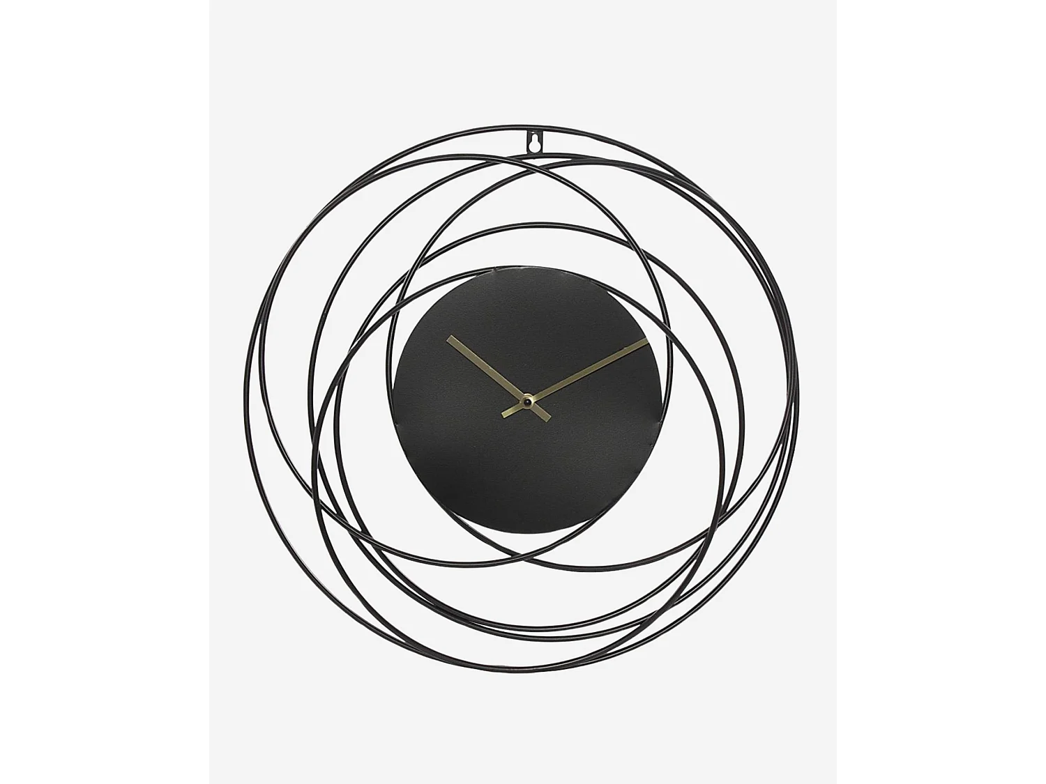 Orologio in metallo nero