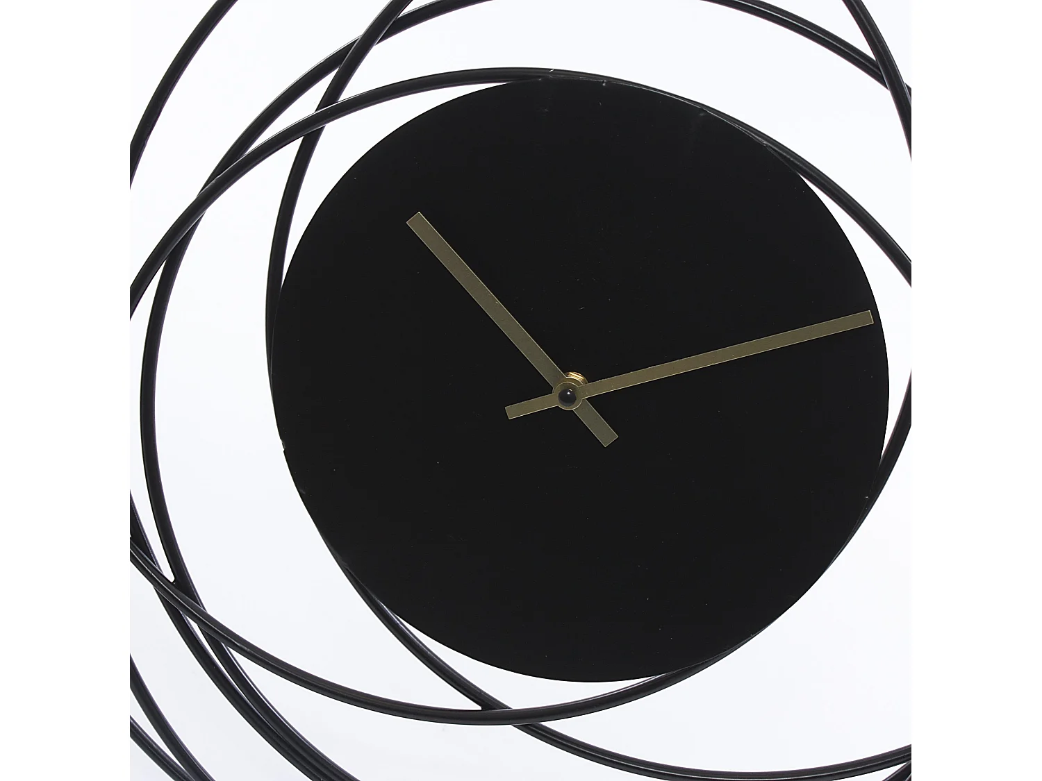 Orologio in metallo nero