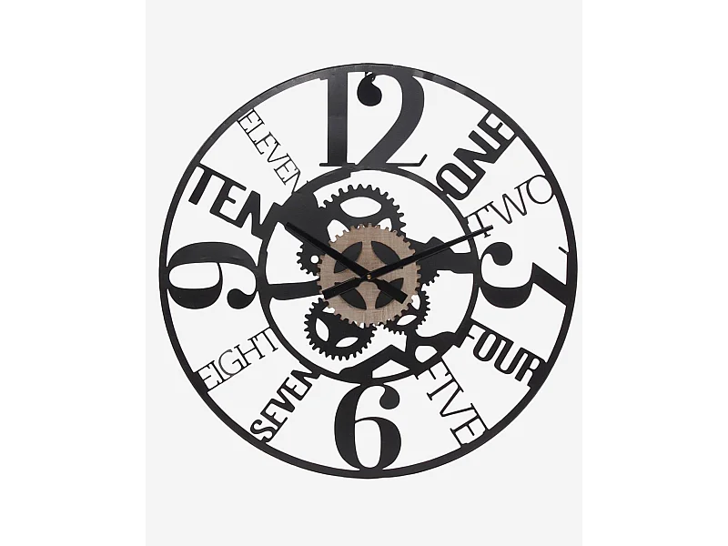 Orologio in metallo ingranaggi