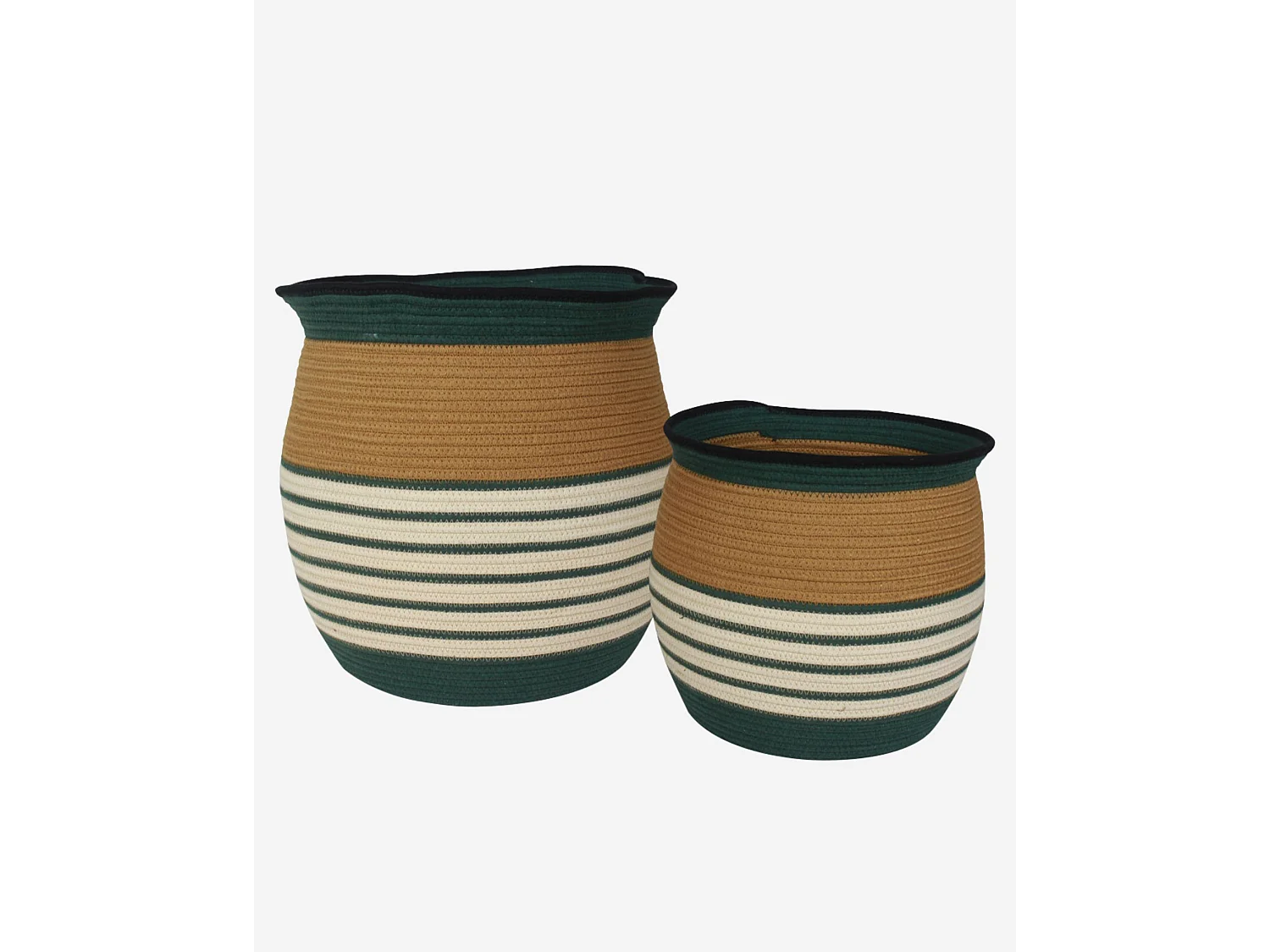 Set 2 cesti multicolor in cotone