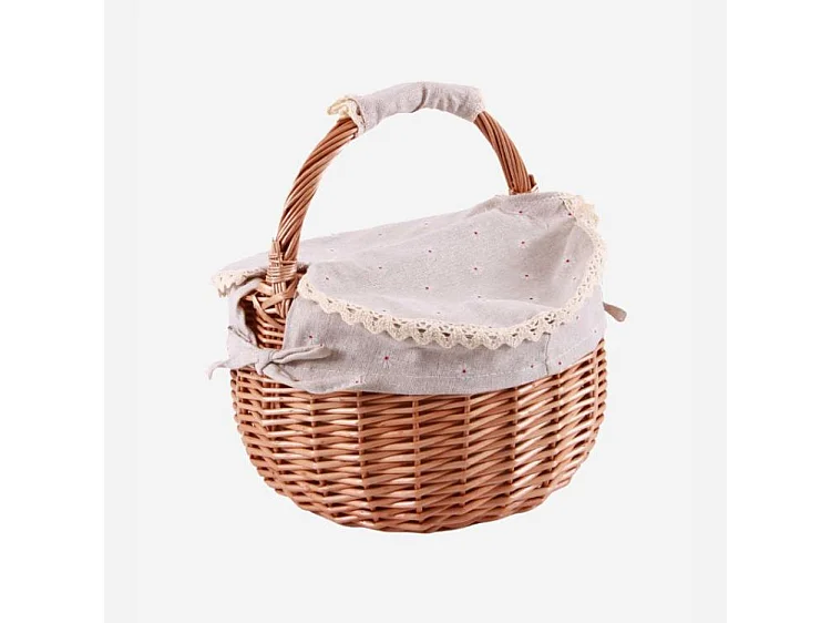 Cestino da pic nic in vimini bollito