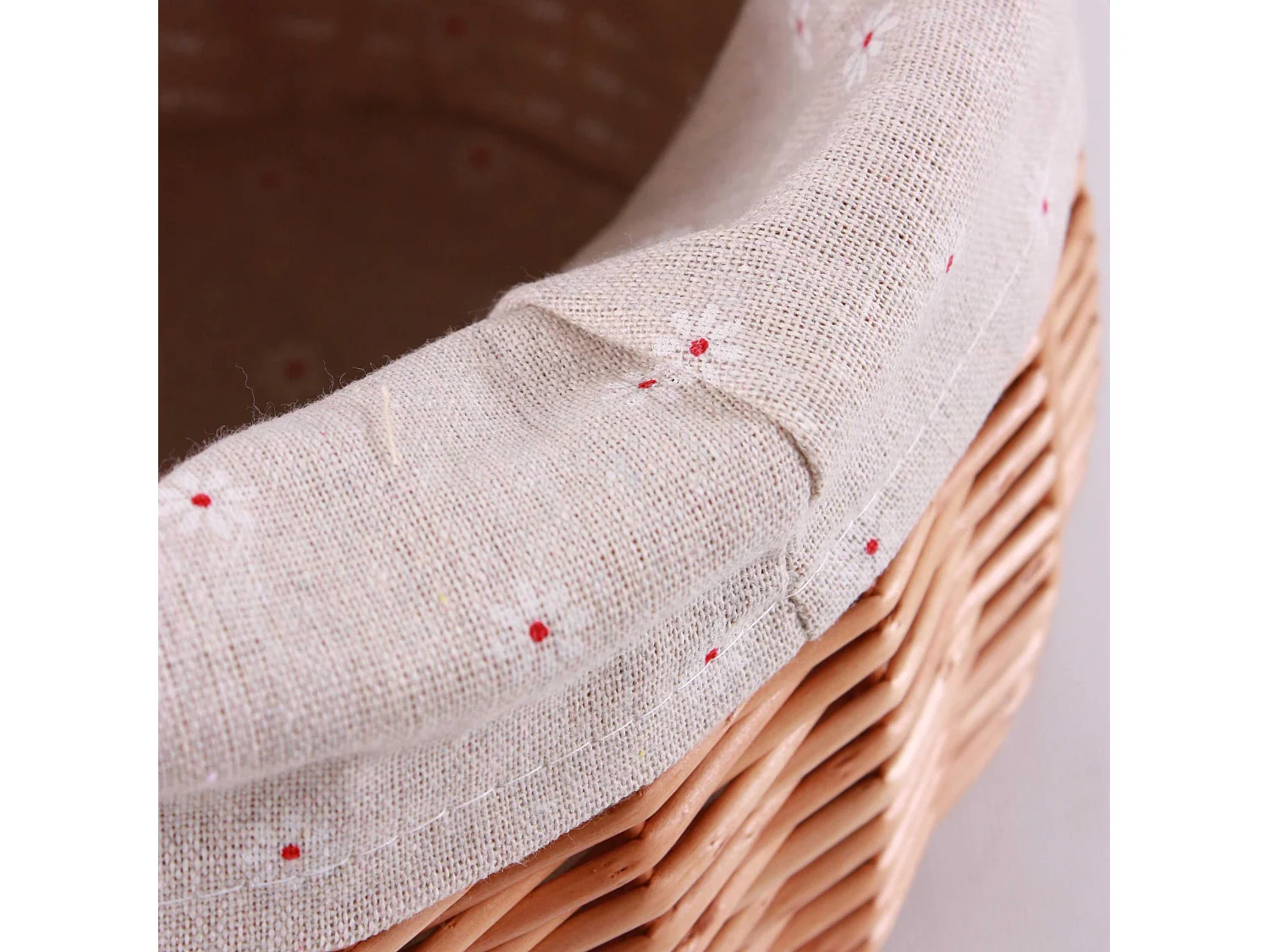 Cestino da pic nic in vimini bollito