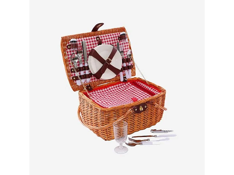 Cesto da pic-nic con due manici