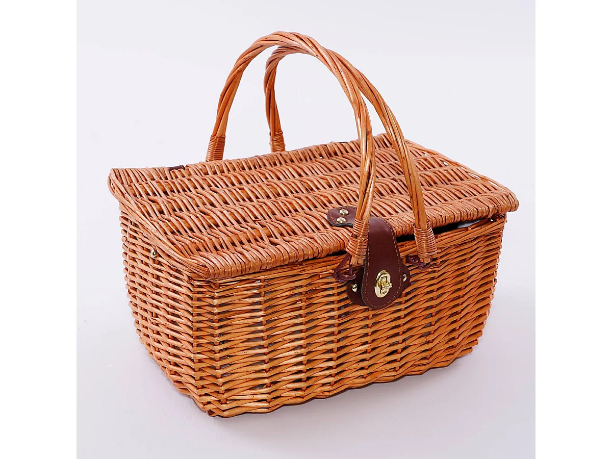 Cesto da pic-nic con due manici