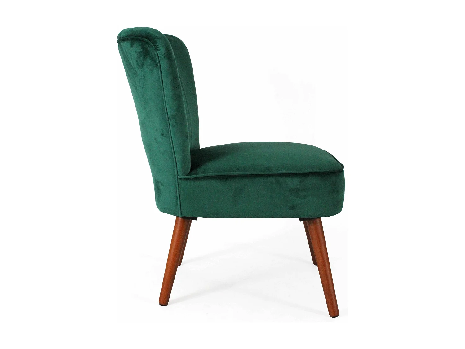 Poltrona in velluto verde