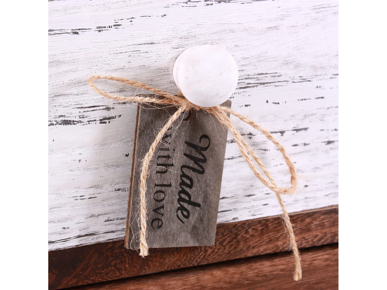 Comodino bicolor con anta