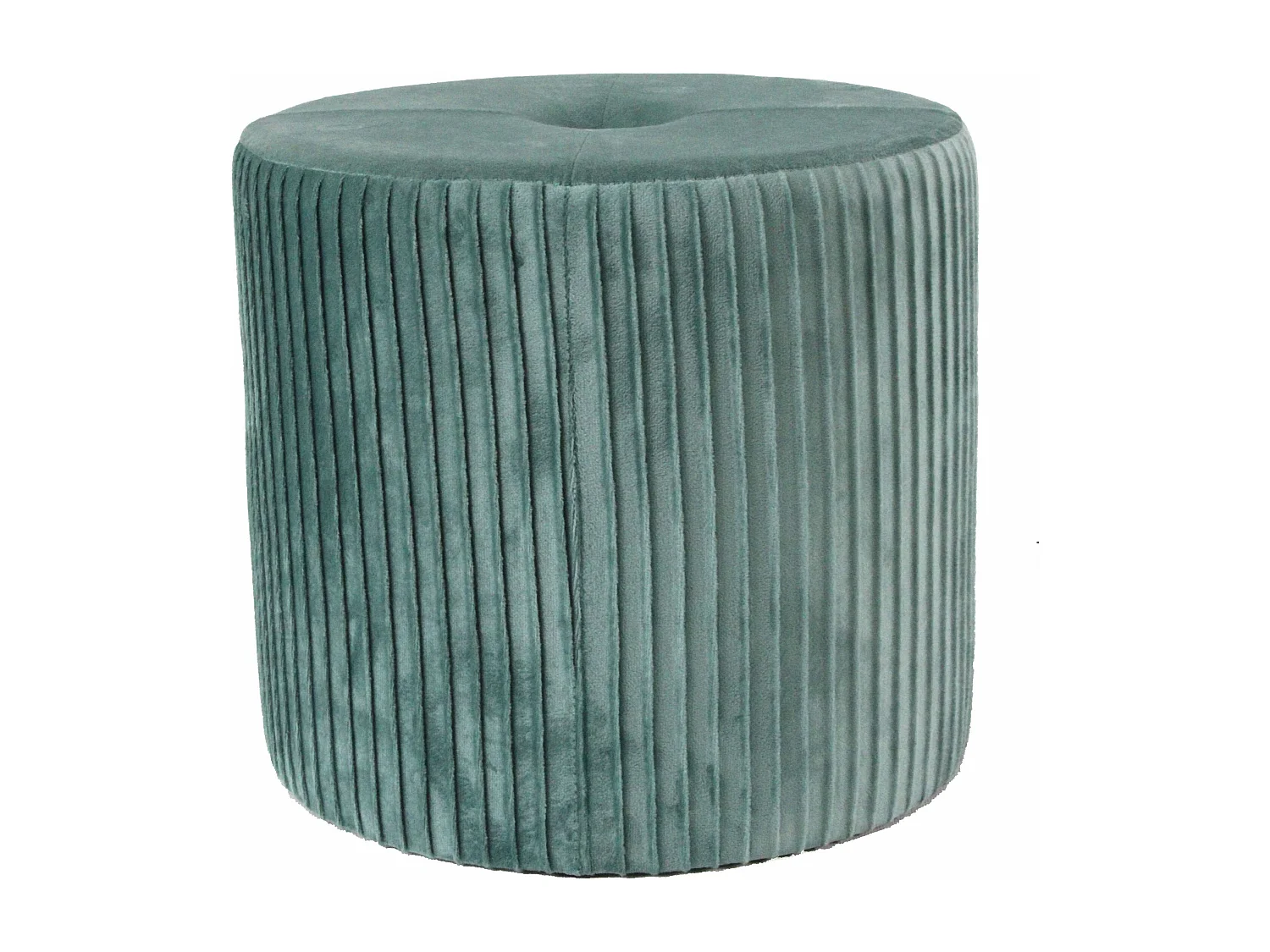 Panca contenitore in velluto con pouf