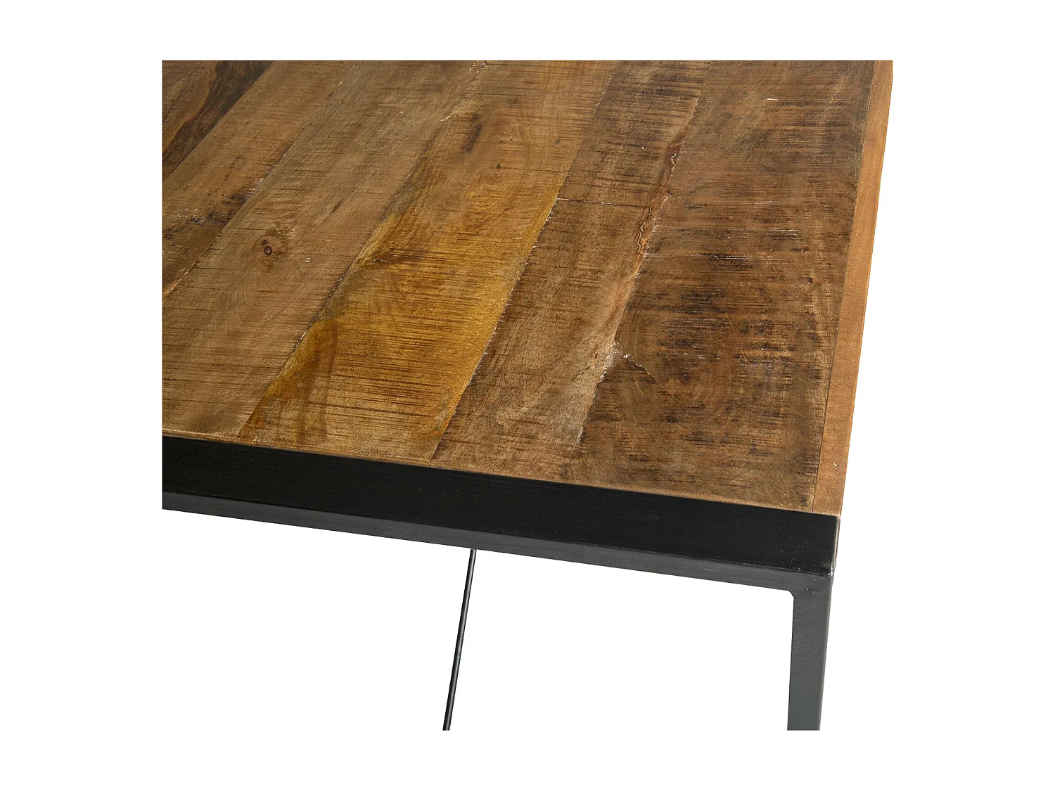 DACCA-Table à manger 4/6 personnes 140 cm bois massif
