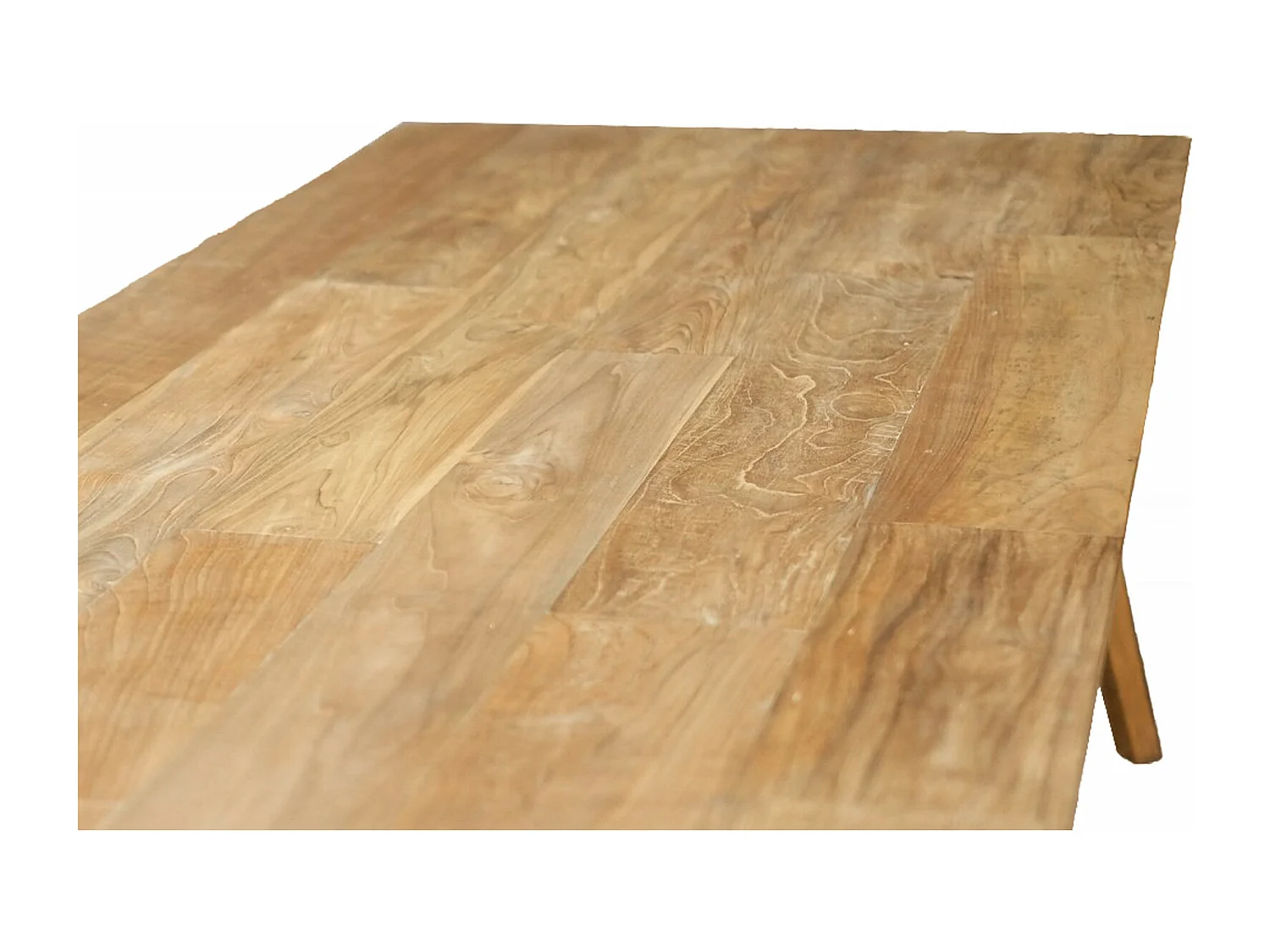 KKOPEN-Mesa de comedor 8/10 personas 220 cm teca reciclada