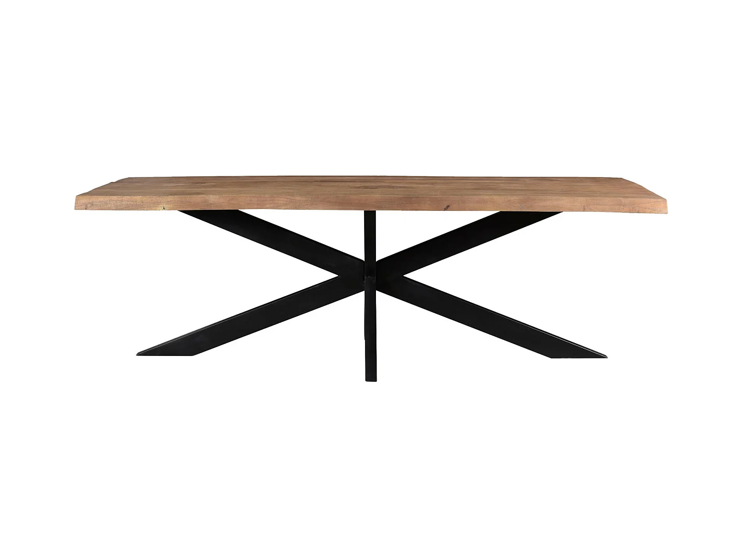 DACCA-Table à manger 8 personnes 200 cm en bois massif