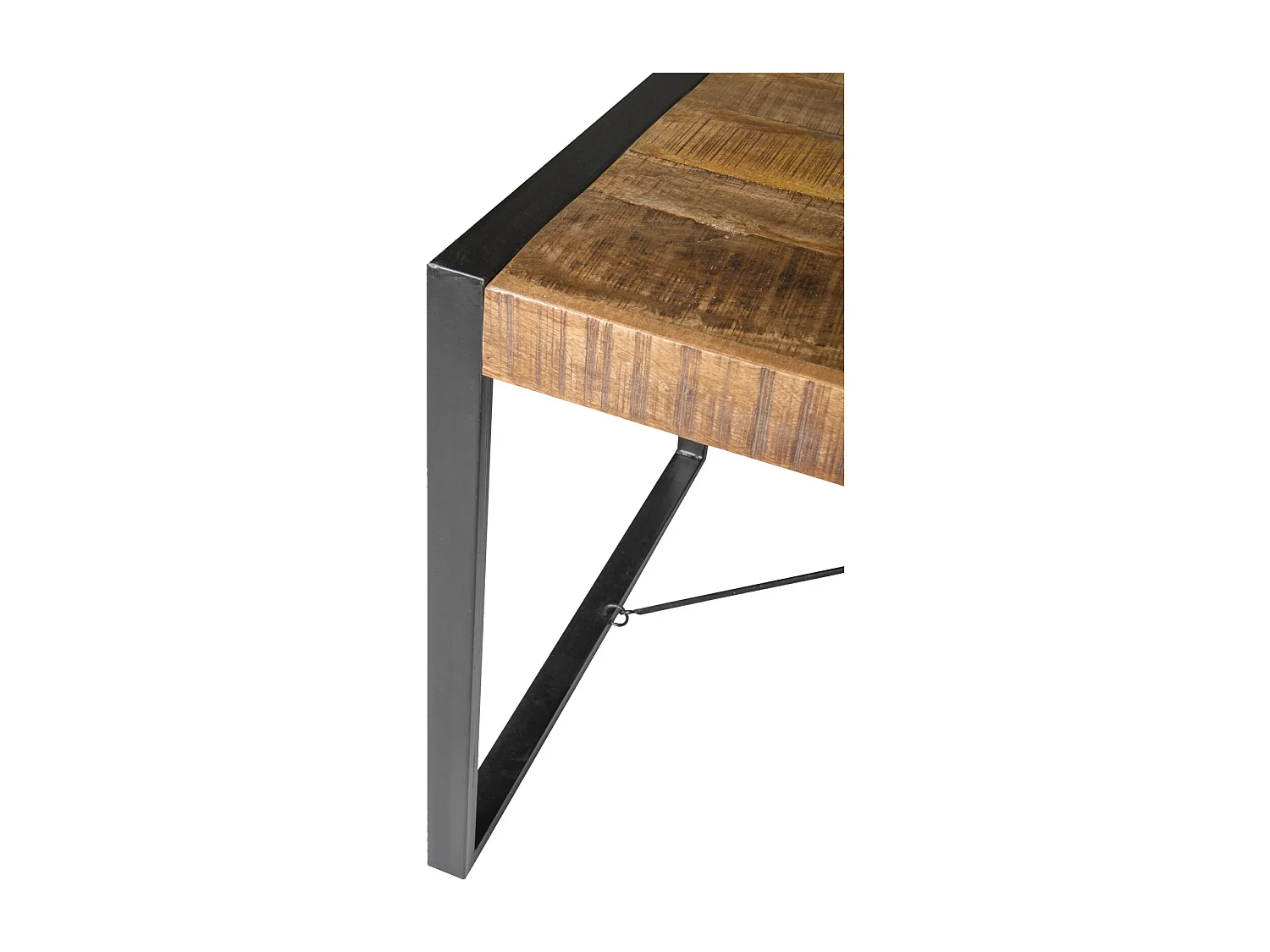 DACCA-Mesa de comedor 8 personas 200 cm en madera maciza