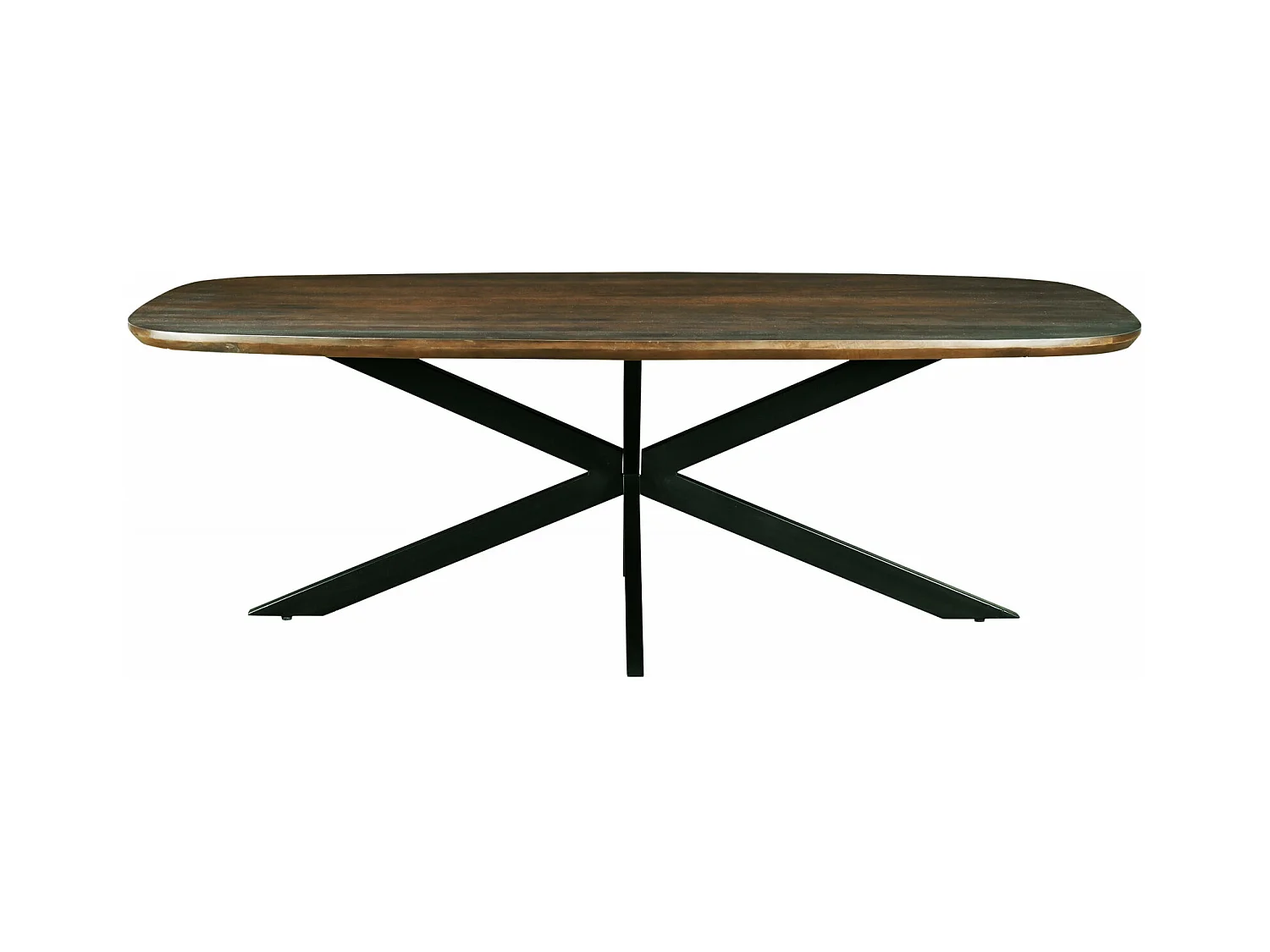 SKAGEN-Mesa de comedor 10 personas de 230 cm madera marrón