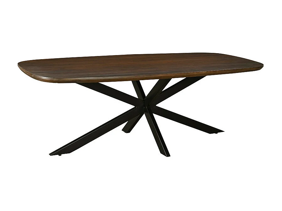 SKAGEN-Mesa de comedor 10 personas de 230 cm madera marrón