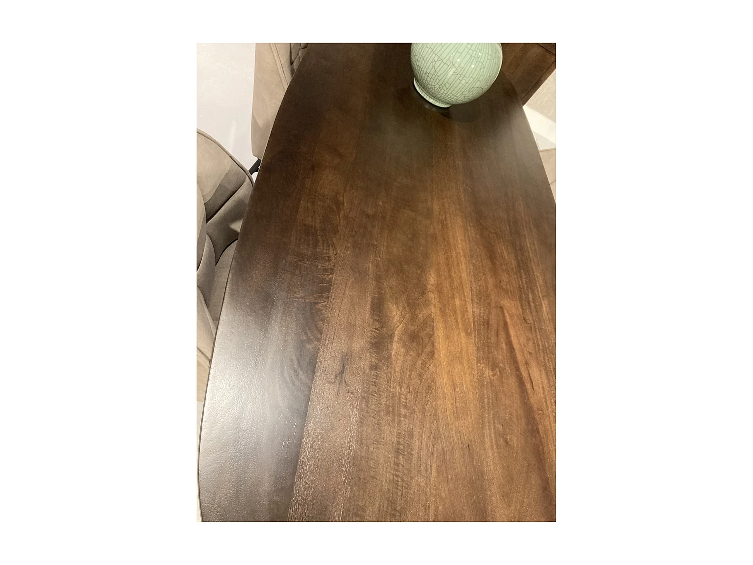 SKAGEN-Mesa de comedor 8/10 personas 210 cm en madera marrón
