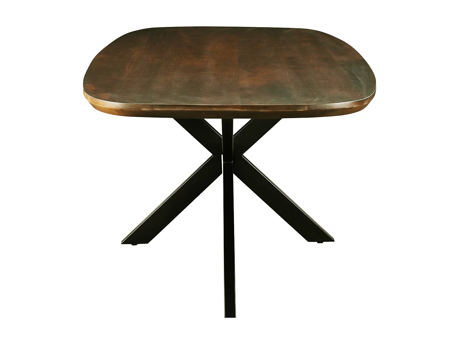 SKAGEN-Mesa de comedor 8/10 personas 210 cm en madera marrón