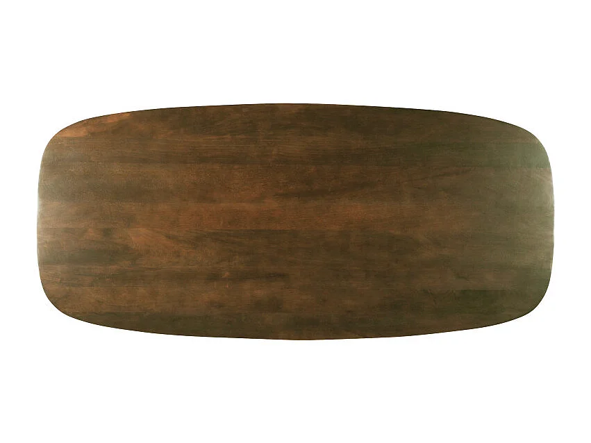 SKAGEN-Mesa de comedor 8/10 personas 210 cm en madera marrón