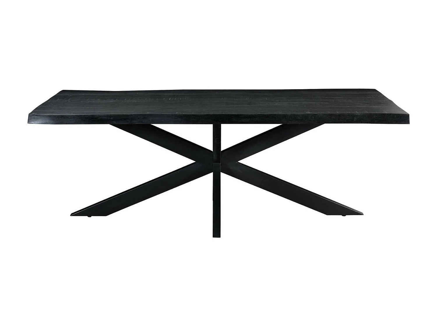 UZES-Mesa de comedor 8/10 personas 220 cm bordes sin aserrar