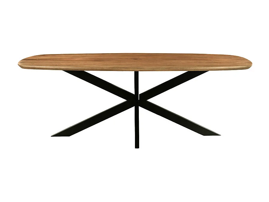 SKAGEN-Table à manger 10 personnes 230 cm en bois massif