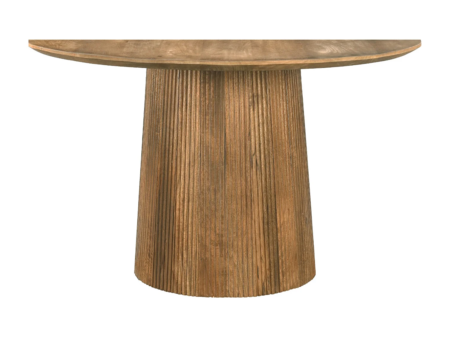 SIENNE-Mesa de comedor ovalada 10 personas 230 cm  madera