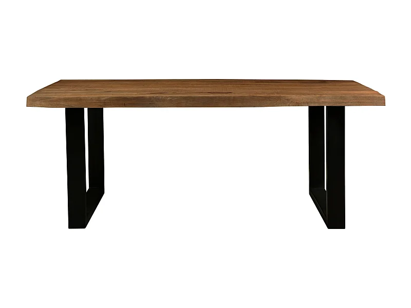 MANAUS-Mesa de comedor 8/10 personas 220cm aserrada en bruto