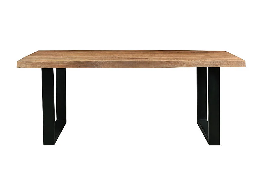 MANAUS-Table repas 8/10 personnes 220 cm brut de sciage
