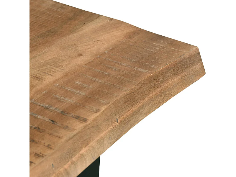 MANAUS-Table repas 8/10 personnes 220 cm brut de sciage