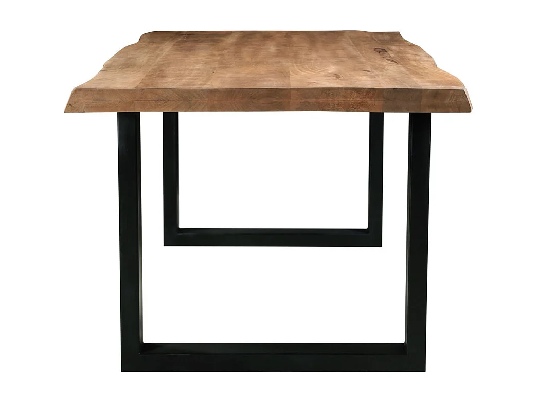 MANAUS-Table repas 8/10 personnes 220 cm brut de sciage