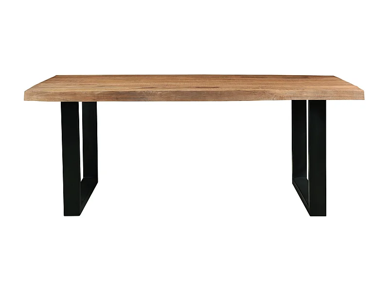 MANAUS-Mesa de comedor 8/10 personas 220cm aserrada en bruto