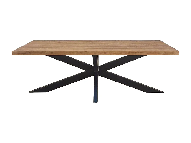 MANAUS-Table à manger 8/10 personnes 220 cm en bois massif