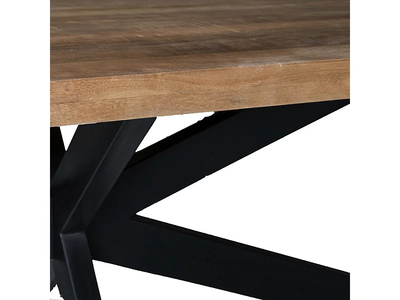 MANAUS-Table à manger 8/10 personnes 220 cm en bois massif