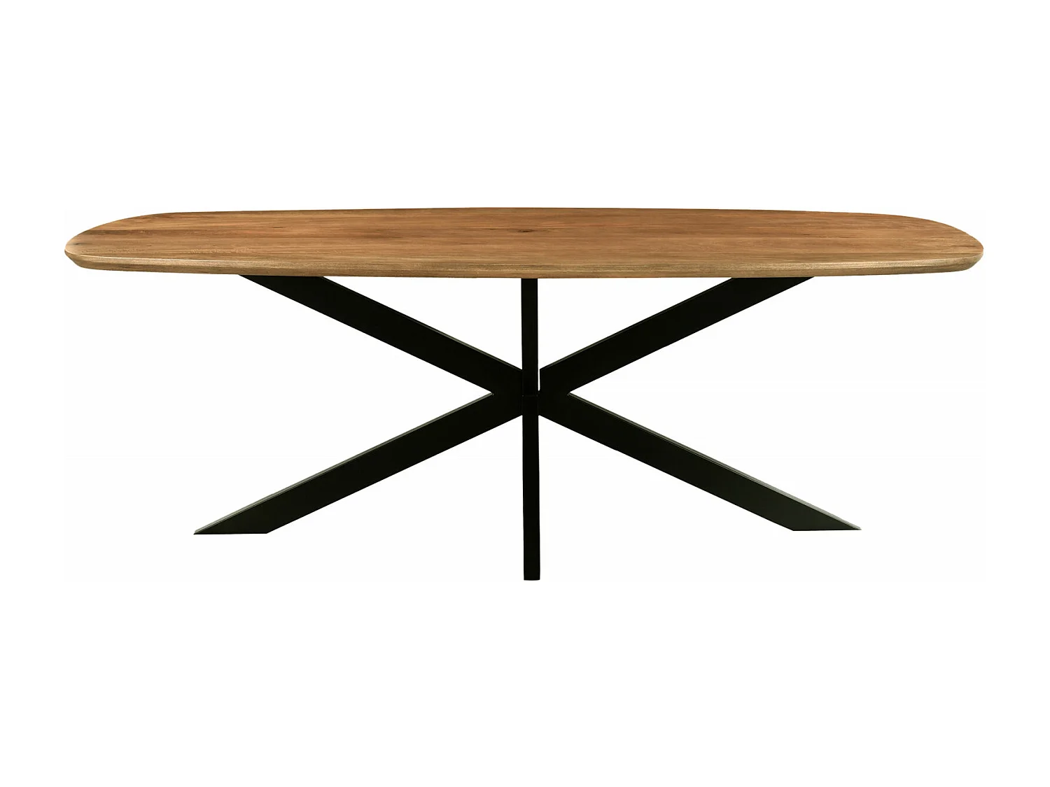 SKAGEN-Mesa de comedor 8/10 personas de 210 cm madera maciza