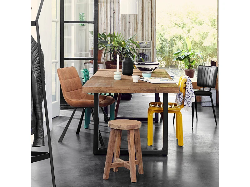 MANAUS-Mesa de comedor 10 personas 240 cm en madera maciza