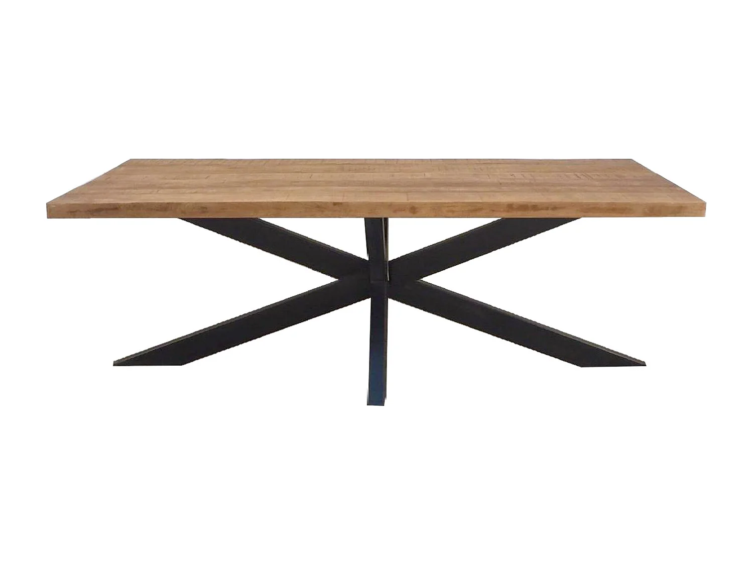 MANAUS-Table à manger 6 personnes 160 cm en bois massif