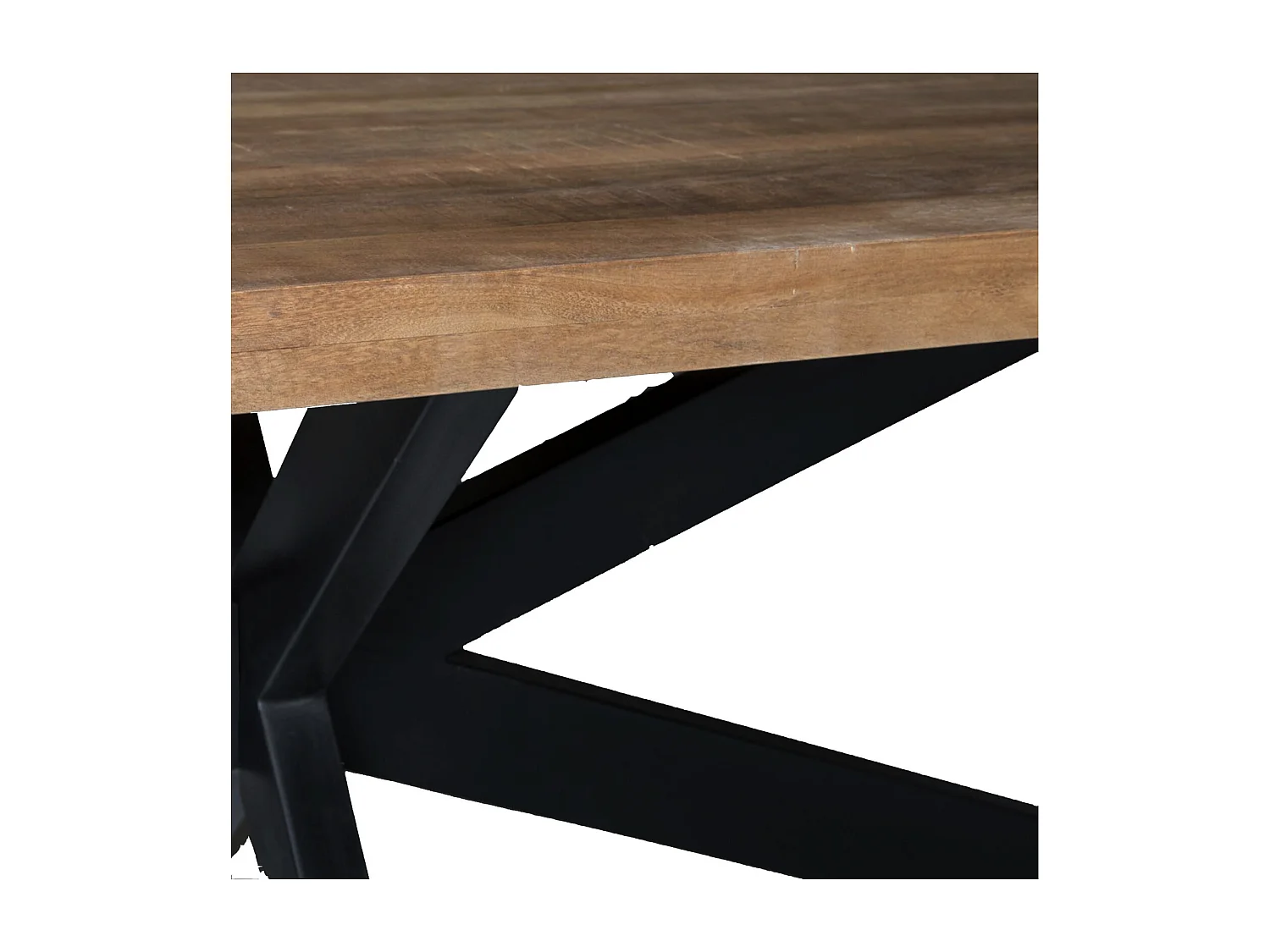 MANAUS-Table à manger 6 personnes 160 cm en bois massif