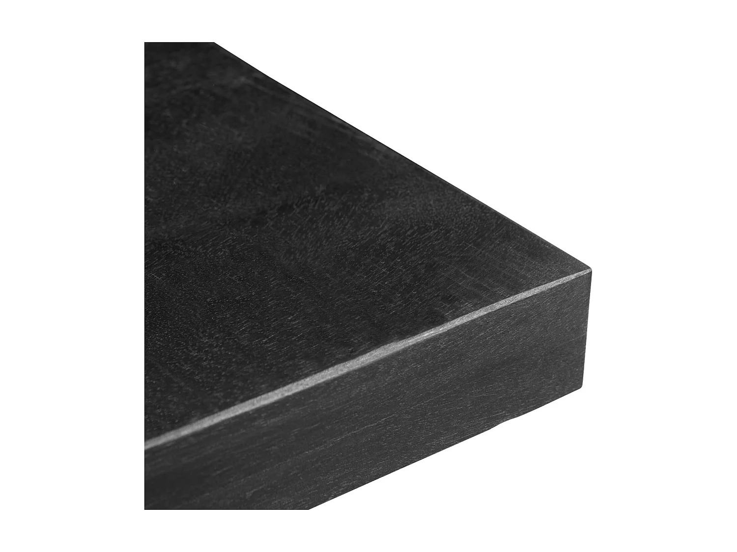 UZES-Mesa de comedor 8 personas 200 en madera maciza negra