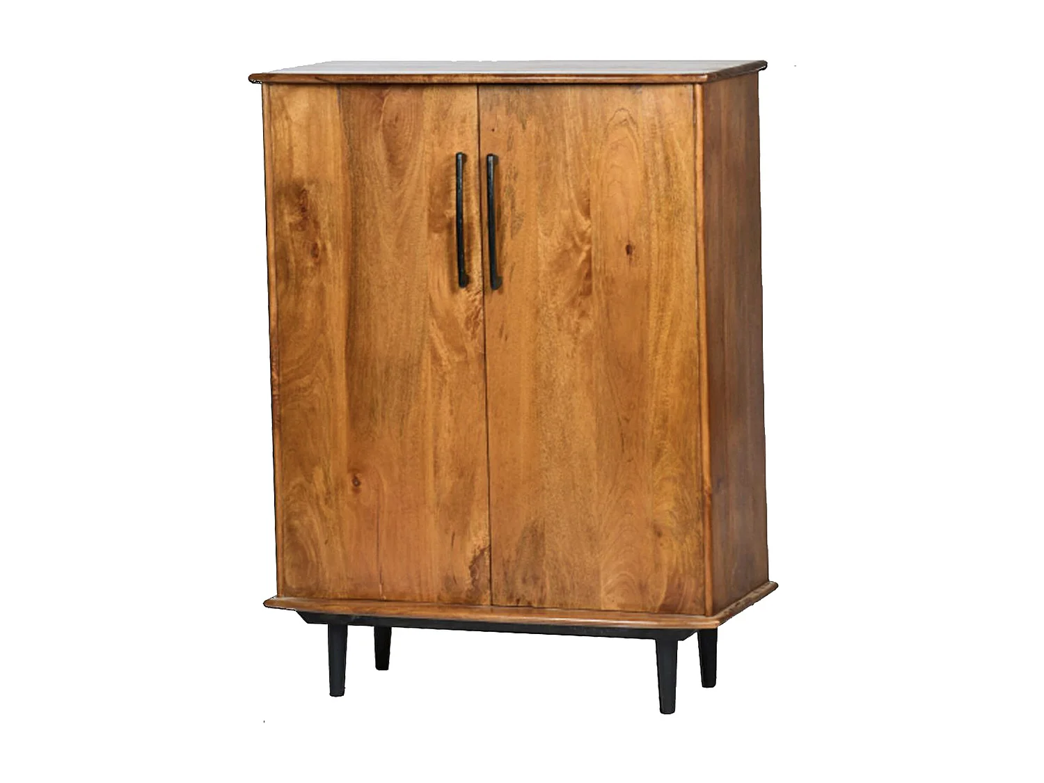 GEDEON-Petit buffet Vintage 90 cm en bois massif