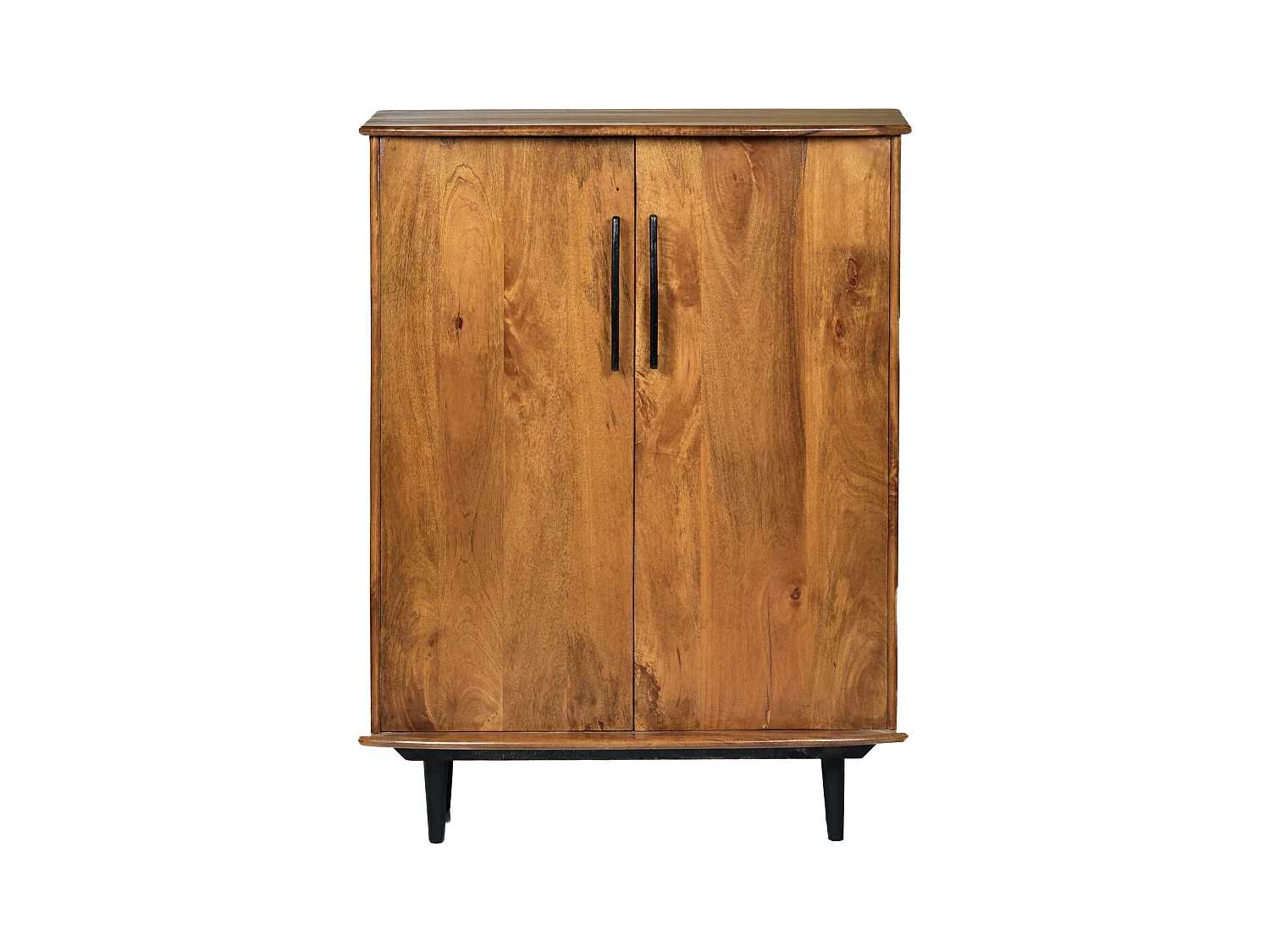 GEDEON-Aparador Vintage pequeño de 90 cm en madera maciza