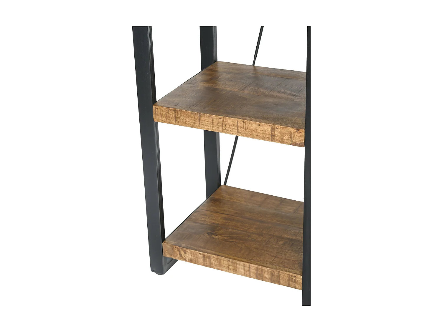 DACCA-Etagère 4 cases en bois et métal