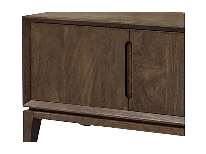 CORTE-Mobile porta TV da 210 cm in legno massello spazzolato