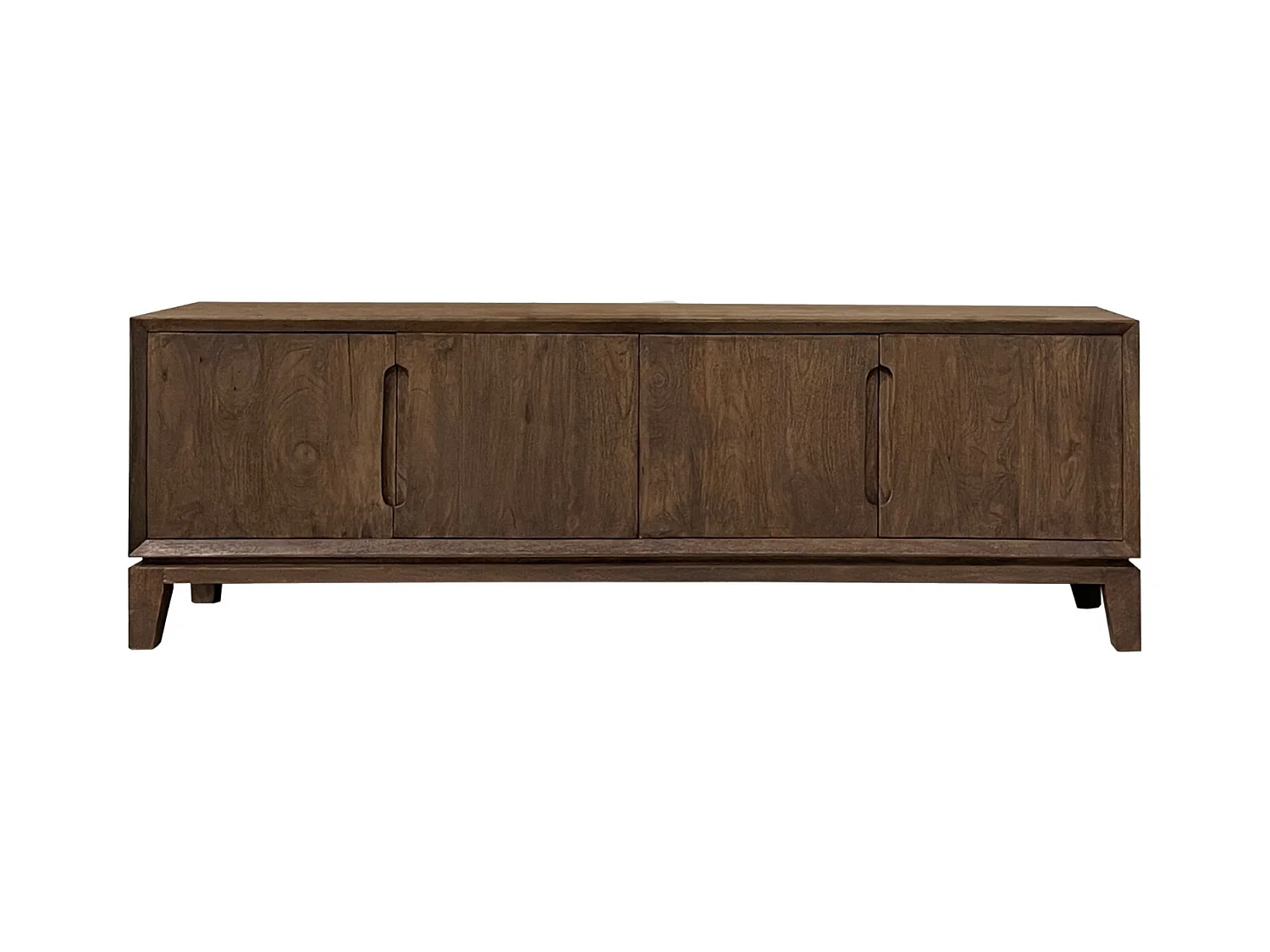 CORTE-Mueble TV 4 puertas 170 cm en madera maciza