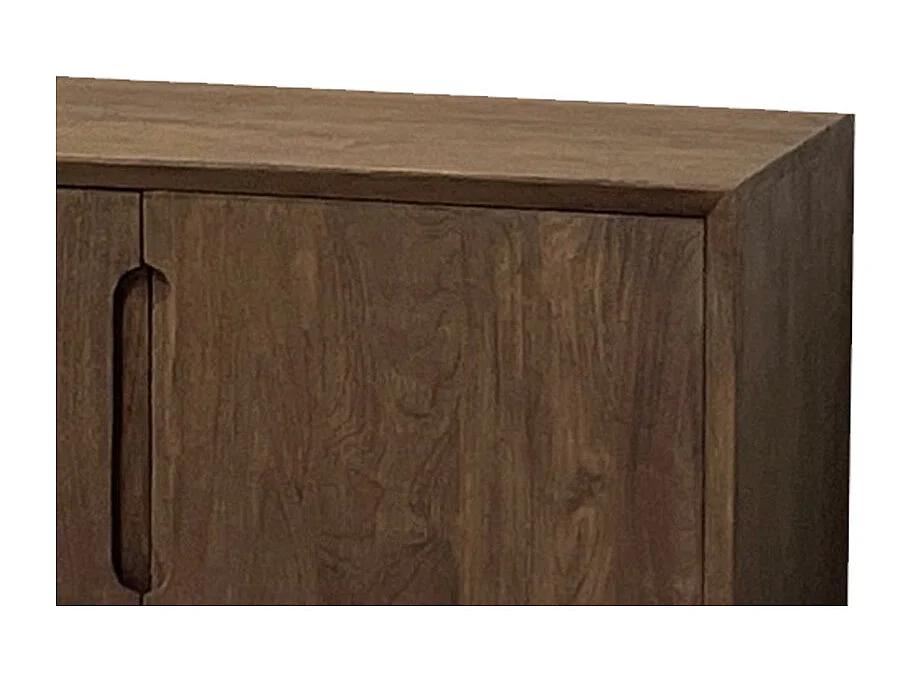 CORTE-Meuble TV 170 cm en bois massif brossé