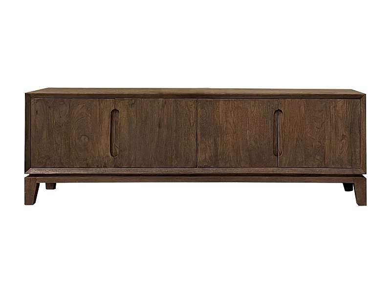 CORTE-Mueble de TV de 170 cm en madera maciza cepillada