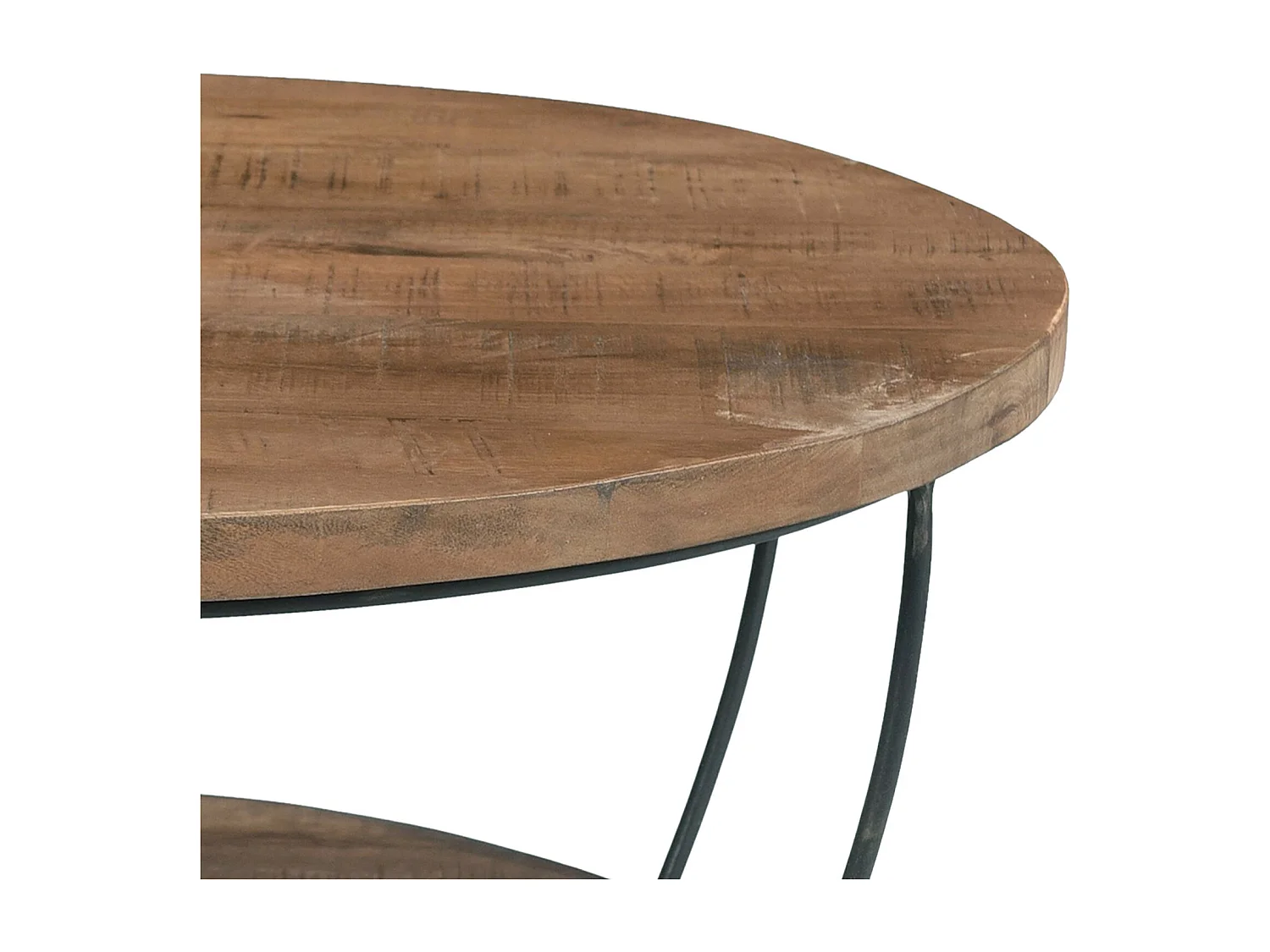 EVA-Table basse D65 cm en bois massif