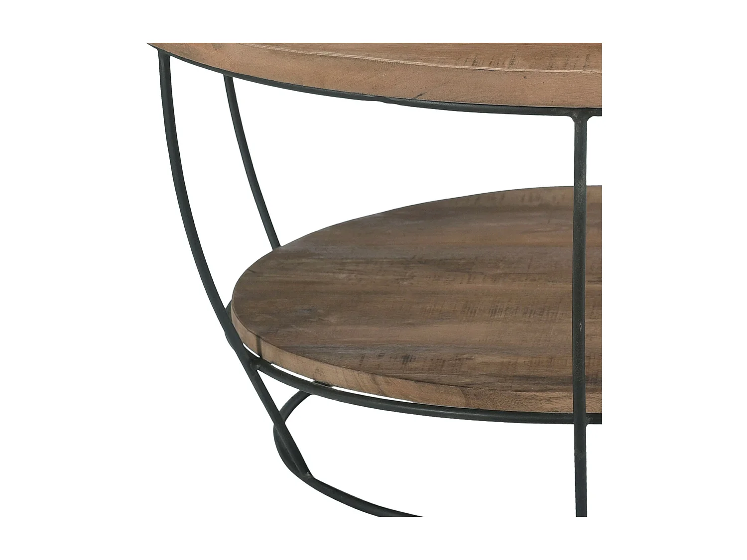 EVA-Table basse D65 cm en bois massif