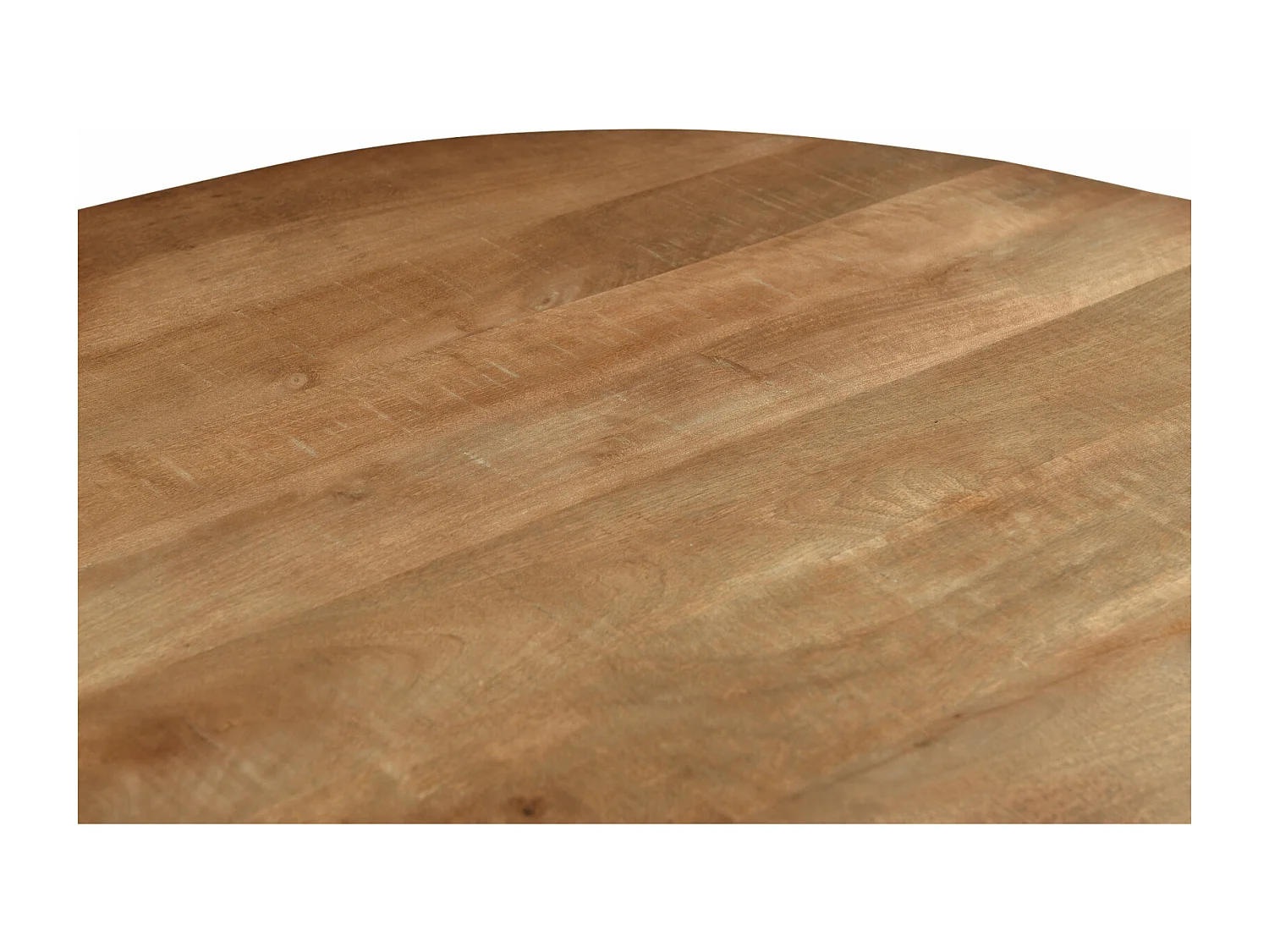SIENNE-Table basse ovale en bois massif