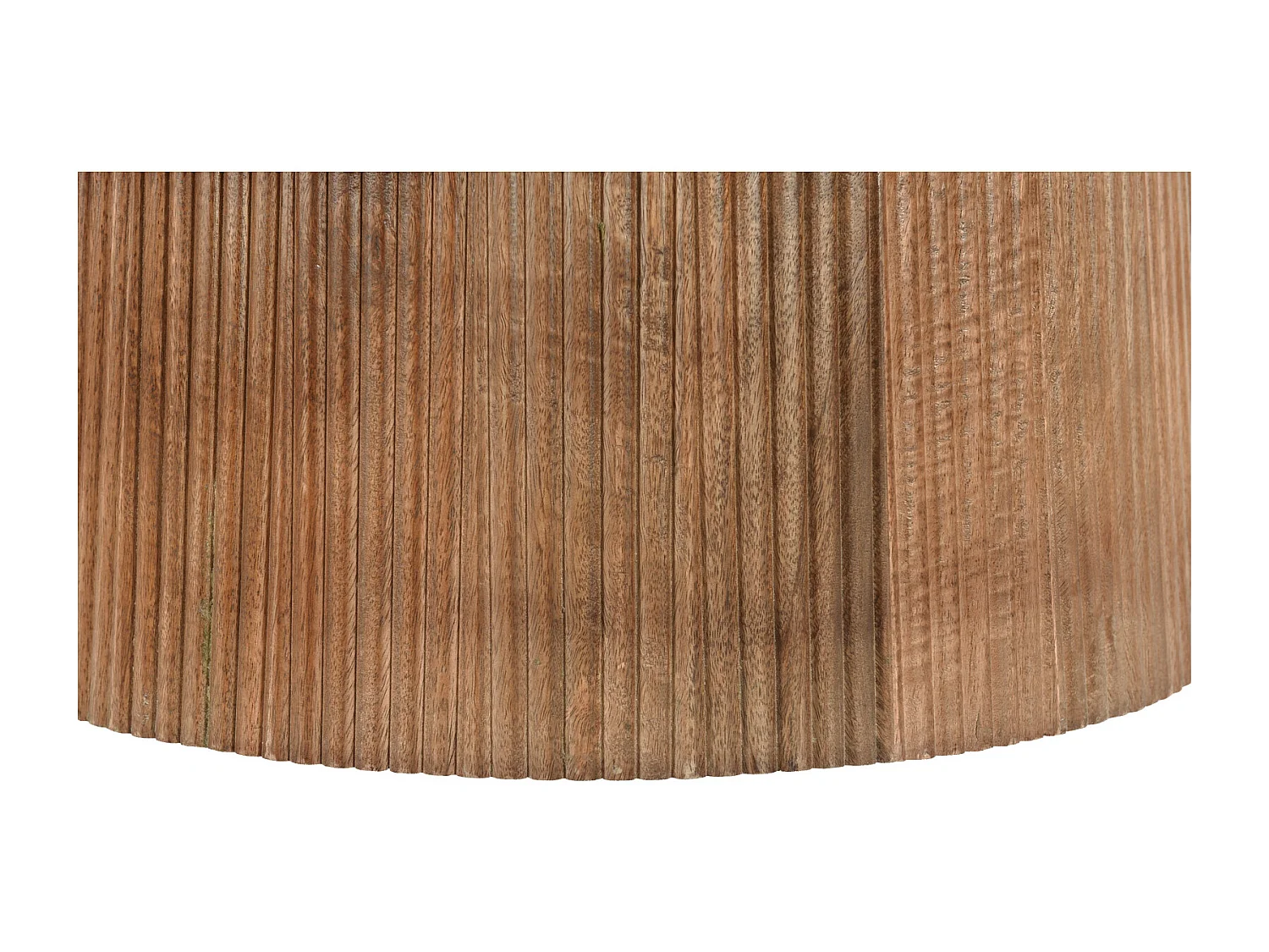 SIENNE-Mesa de centro redonda D50 cm en madera maciza