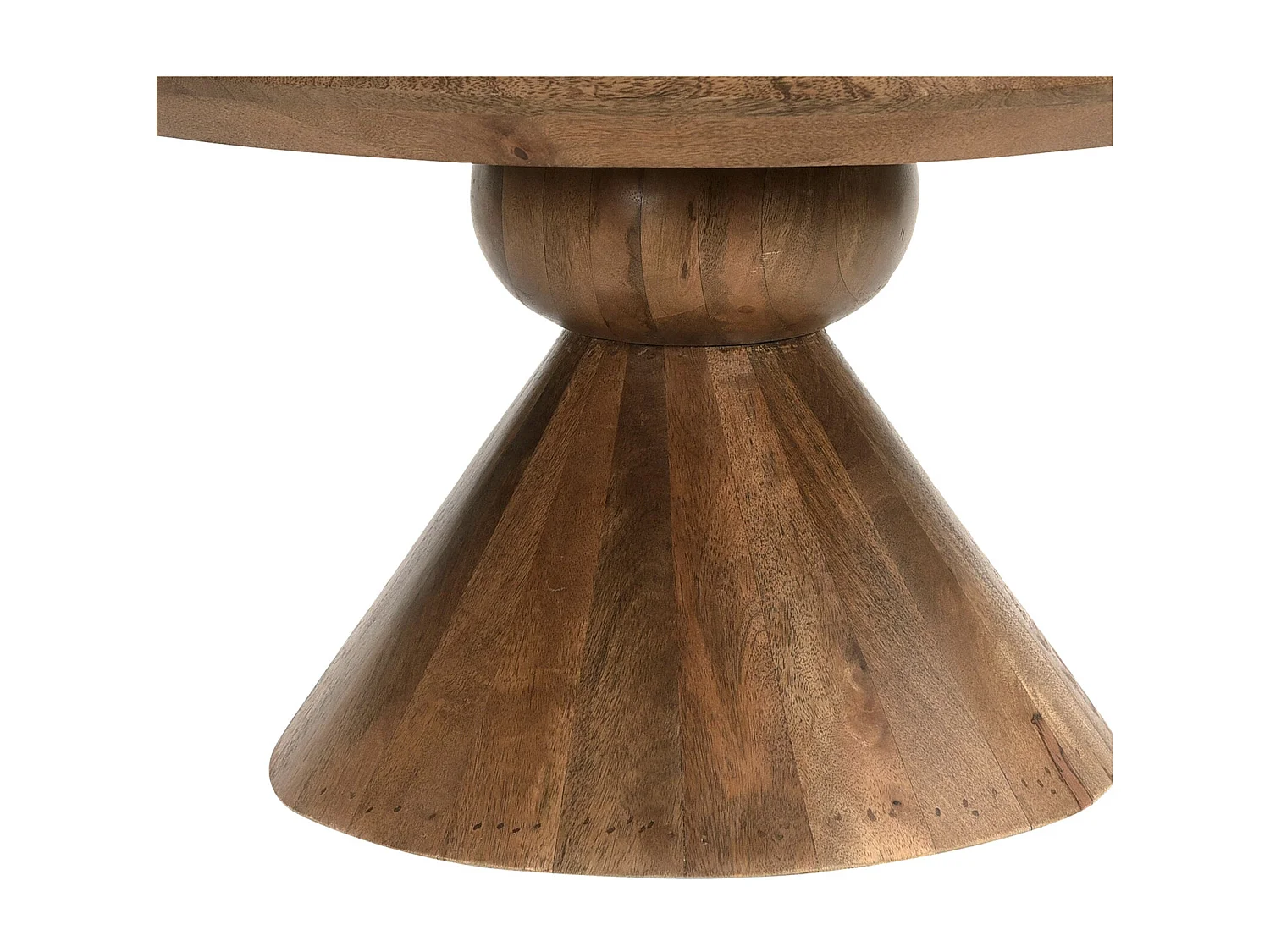 BOMBAY-Mesa de centro D80 cm en madera maciza