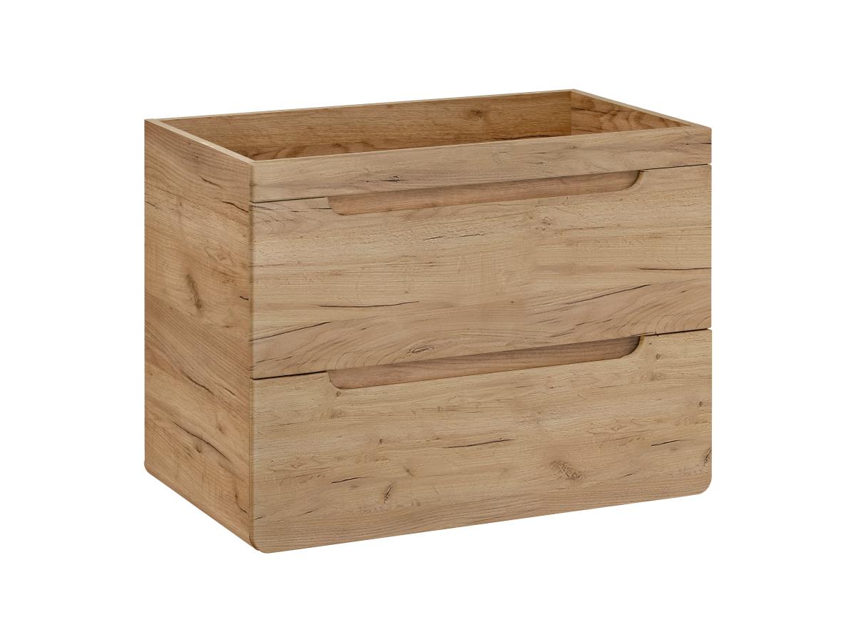 Waschbeckenunterschrank hängend - Holzfarben - 80 cm - ARUBA günstig online kaufen